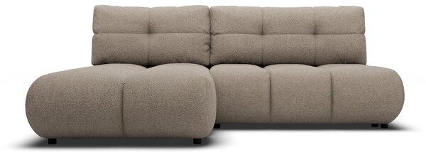 Masseno Narożnik CORSO z funkcją spania i pojemnikiem na pościel Narozniki L, Rozkładana sofa - Szary, NOW OR NEVER 16