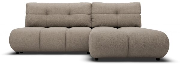 Masseno Narożnik CORSO z funkcją spania i pojemnikiem na pościel Narozniki L, Rozkładana sofa - Szary, NOW OR NEVER 16