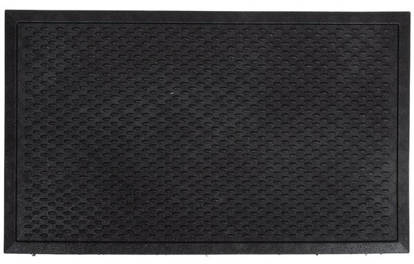 Wycieraczka ECOTREND Soft Step Plain Czarny 45 x 75 cm