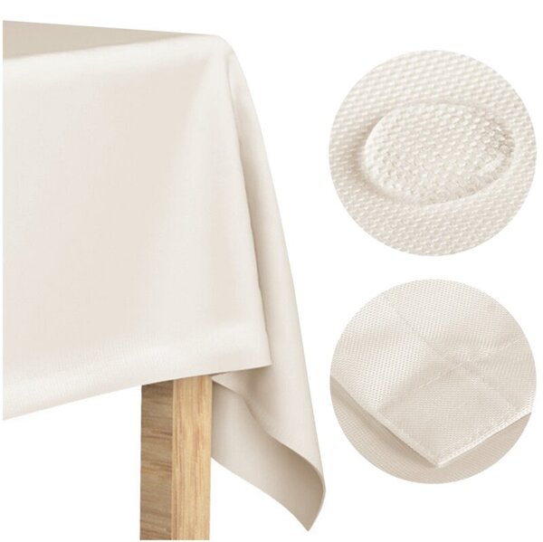 Obrus 140x240 Plamoodporny Klasyczny Elegant Krem