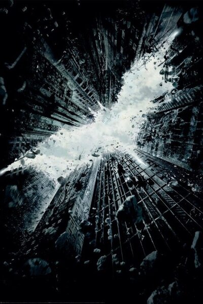 Plakat, Obraz The Dark Knight Trilogy - Bat, (61 x 91.5 cm)
