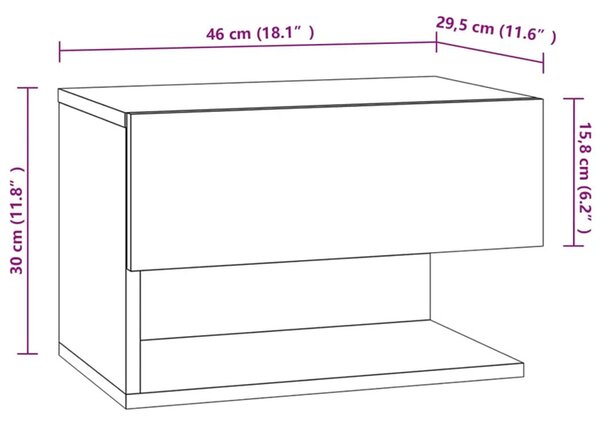 Komplet Białych Szafek Nocnych Z Szufladą G8-N85