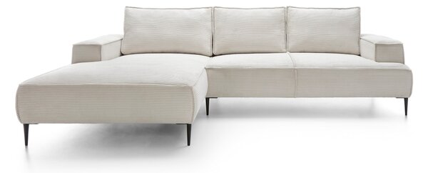 Masseno Narożnik DUNA Narożnik L-Kształtny, Modna sofa narożna do salonu - Beżowy, POSO 100