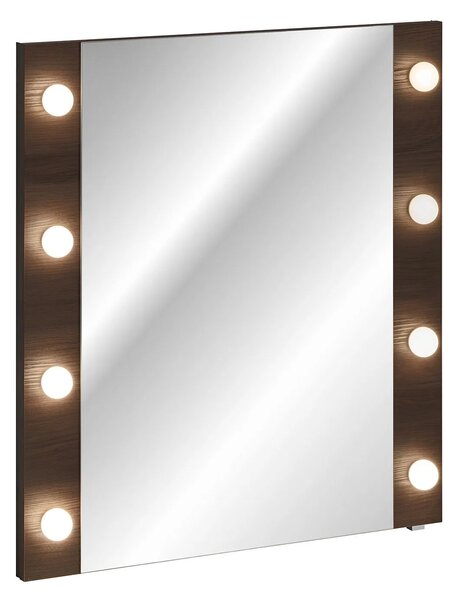 Lustro wiszące z oświetleniem LED Dąb Ristretto Z5-B38