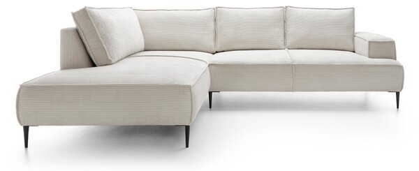 Masseno Narożnik DUNA Narożnik L-Kształtny, Modna sofa narożna do salonu - Beżowy, POSO 100