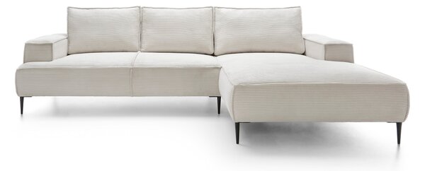 Masseno Narożnik DUNA Narożnik L-Kształtny, Modna sofa narożna do salonu - Beżowy, POSO 100