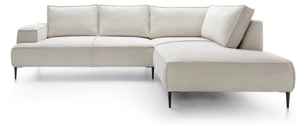 Masseno Narożnik DUNA Narożnik L-Kształtny, Modna sofa narożna do salonu - Beżowy, POSO 100
