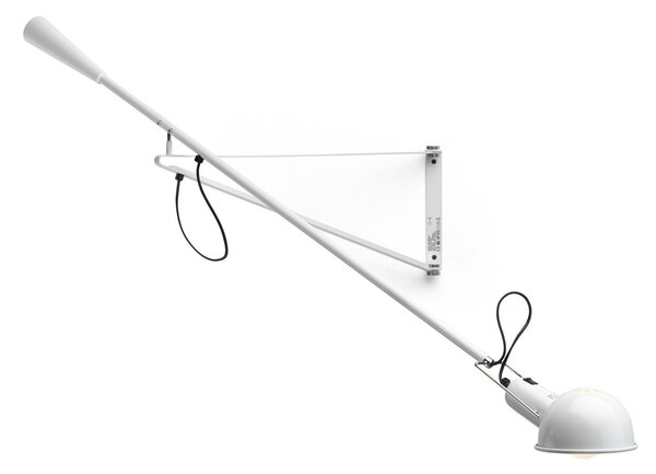 Lampa Ścienna FLOS, 265 Small, biały, salon, metal, design
