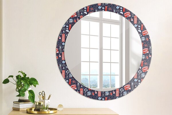 Lustro z nadrukiem okrągłe Symbol londynu
