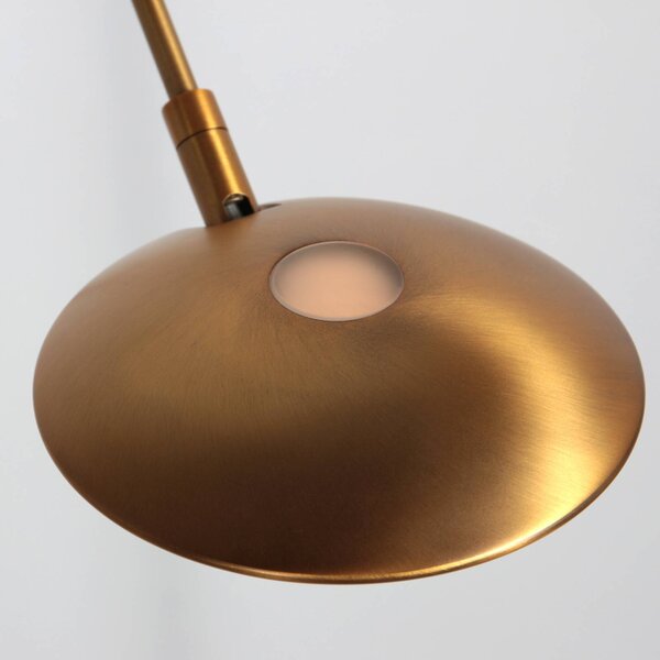 Steinhauer Lampa stojąca Daphne, możliwość ściemniania, brązowy / mosiężny, salon / jadalnia, metal, nowoczesny