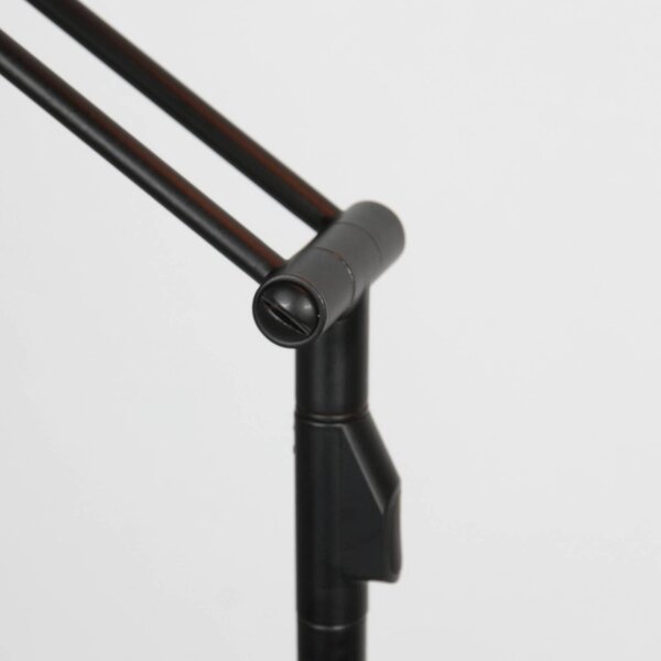 Steinhauer Lampa stojąca Zenith, możliwość ściemniania, czarny, salon / jadalnia, metal, nowoczesny