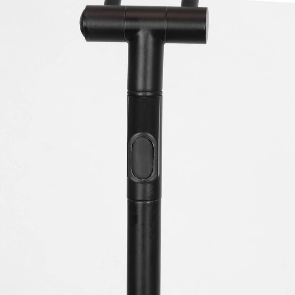 Steinhauer Lampa stojąca Zenith, możliwość ściemniania, czarny, salon / jadalnia, metal, nowoczesny