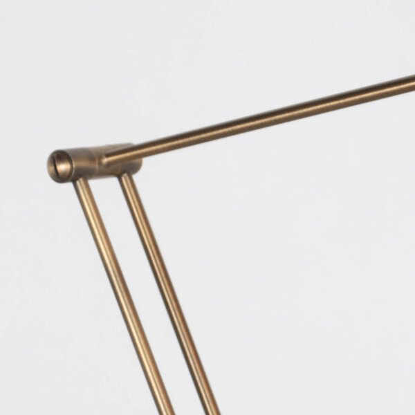 Steinhauer Lampa stołowa Zenith, możliwość ściemniania, brązowy / mosiężny, biuro, metal, nowoczesny