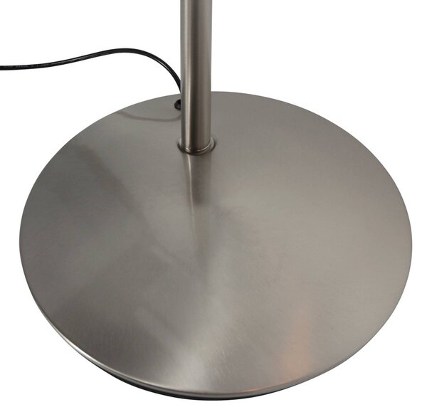 Steinhauer Lampa stojąca Daphne, możliwość ściemniania, aluminiowy / szary / cynkowy, salon / jadalnia, metal, nowoczesny