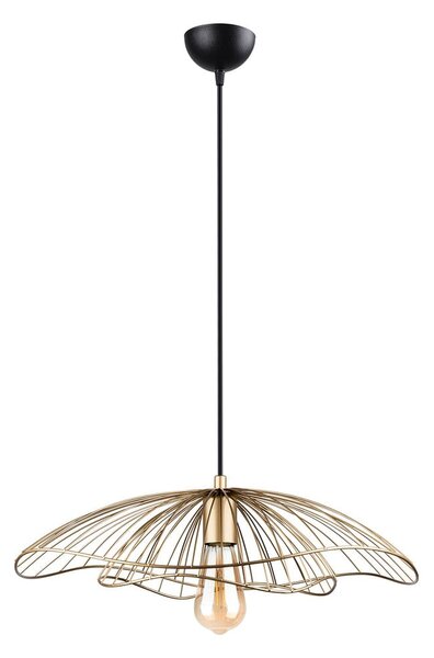 Lampa wisząca w kolorze złota Squid Lighting Root, wys. 111 cm