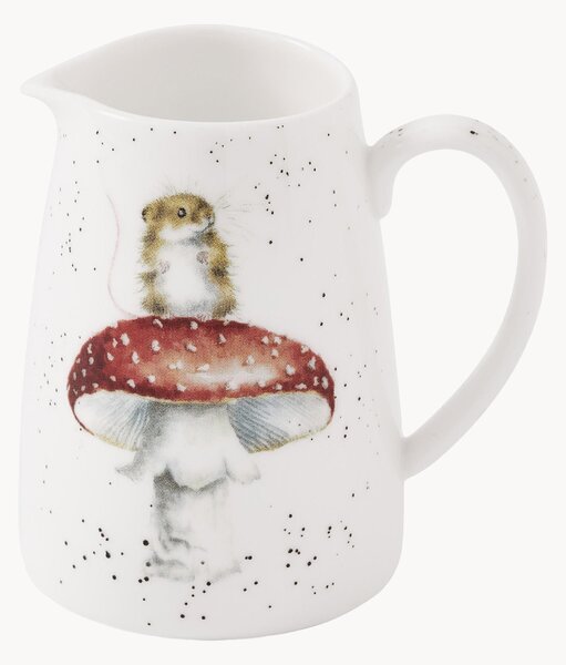 Dzbanek do mleka z porcelany kostnej Mouse