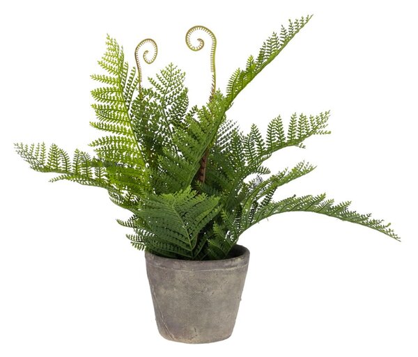 Sztuczny kwiat w doniczce z cementu Kave Home, wys. 35 cm