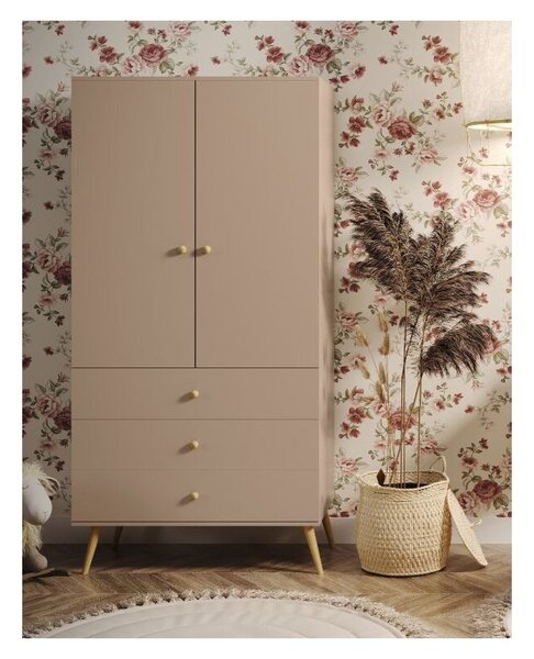 Szafa LEBEL z szufladami 3SZ 100cm macchiato