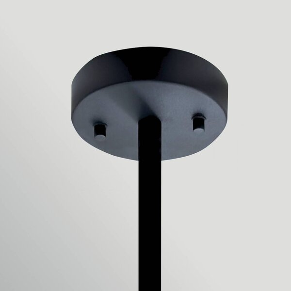 HINKLEY Lampa wisząca Sabina, możliwość ściemniania, czarny, salon / jadalnia, metal, nowoczesny