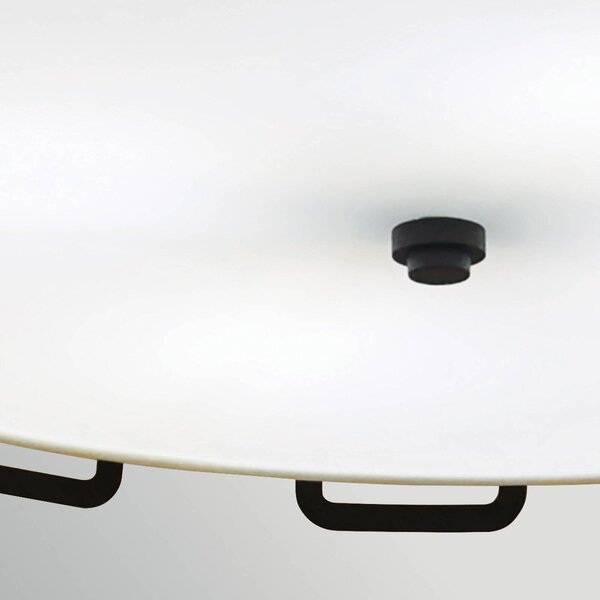 HINKLEY Lampa wisząca Sabina, możliwość ściemniania, czarny, salon / jadalnia, metal, nowoczesny