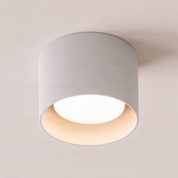 Ideal lux Ideal Lux downlight Spike Round, biały, aluminium, Ø 10 cm Round, biały / opal, salon / jadalnia, aluminium, nowoczesny