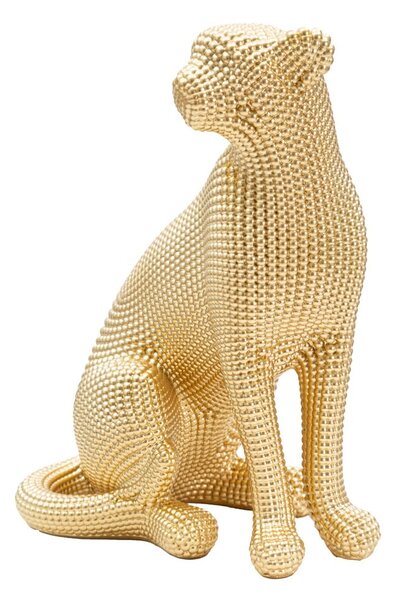 Figurka w dekorze w kolorze złota Mauro Ferretti Leopard