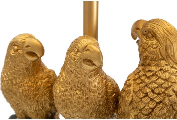 Czarna lampa stołowa Mauro Ferretti Parrots