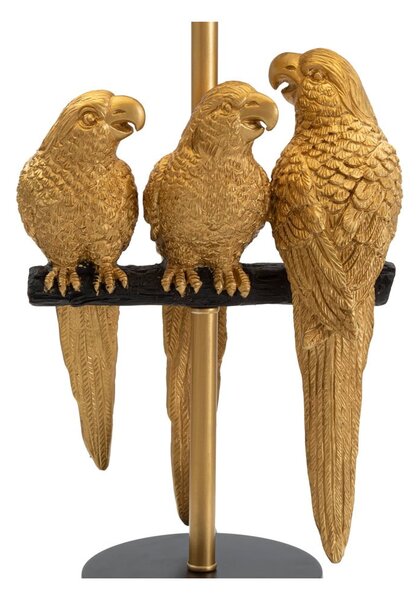 Czarna lampa stołowa Mauro Ferretti Parrots