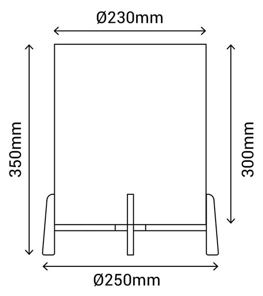 Rattanowa lampa stołowa SULION Wala, wys. 35 cm