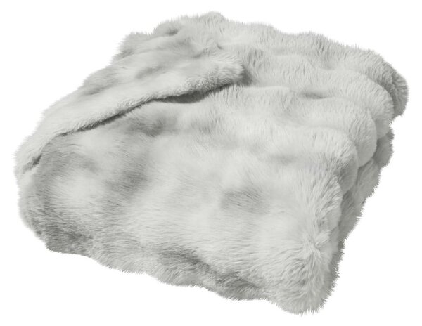 Szary koc z mikropluszu 180x220 cm Mounty – douceur d'intérieur