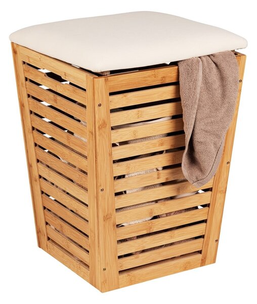 Bambusowy kosz na pranie 55 l – Wenko