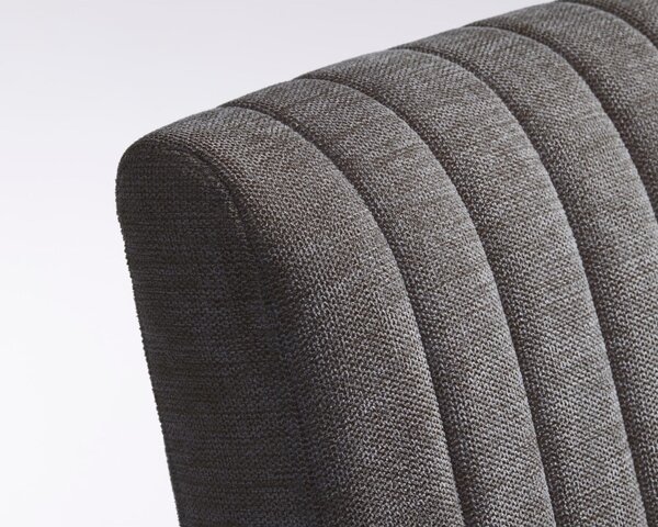 Ciemnoszary fotel Trout – Unique Furniture