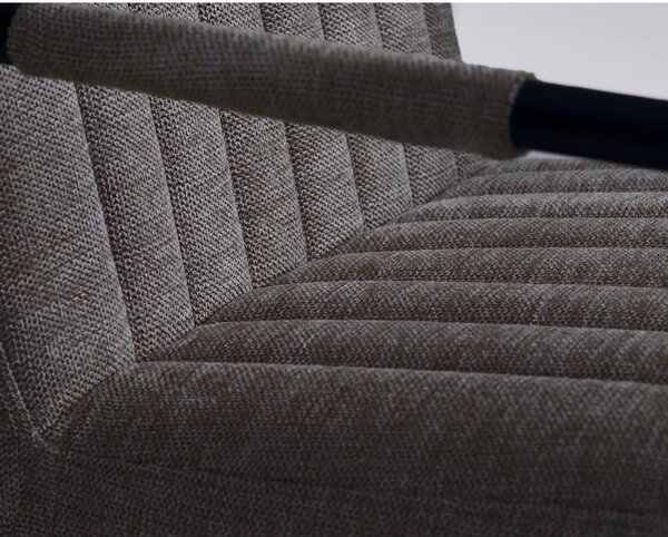 Ciemnoszary fotel Trout – Unique Furniture