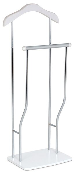 Cichy sługa Dustin chrom / biały, 45 x  108 cm
