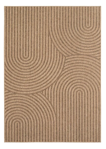 Brązowy dywan odpowiedni na zewnątrz 80x150 cm Timber 1401 – Ayyildiz Carpets