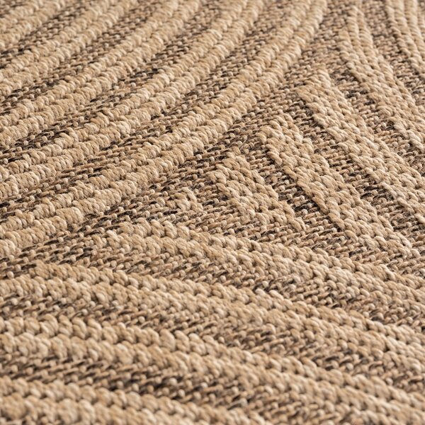 Brązowy dywan odpowiedni na zewnątrz 80x150 cm Timber 1401 – Ayyildiz Carpets