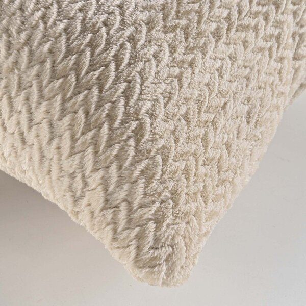 Poduszka dekoracyjna z mikfroflaneli 45x45 cm Flanela – douceur d'intérieur