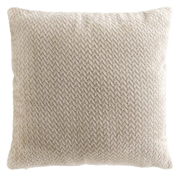 Poduszka dekoracyjna z mikfroflaneli 45x45 cm Flanela – douceur d'intérieur