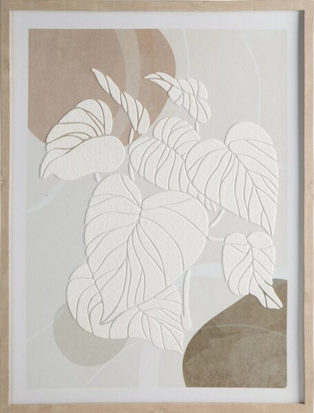 Obraz EUROFIRANY 436134 45 x 60 cm Biało-beżowy