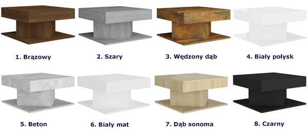Minimalistyczny Stolik Kawowy Beton L5-D03