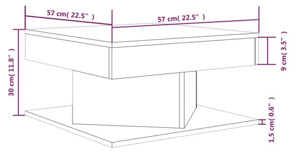 Minimalistyczny Stolik Kawowy Beton L5-D03