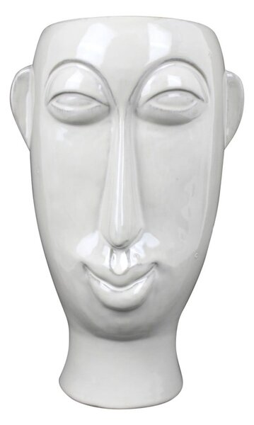 Biały porcelanowy wazon PT LIVING Mask, wys. 27,2 cm