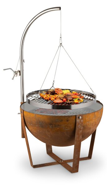 Blumfeldt Fire Globe, palenisko ogrodowe z grillem, Ø 60 cm, stal