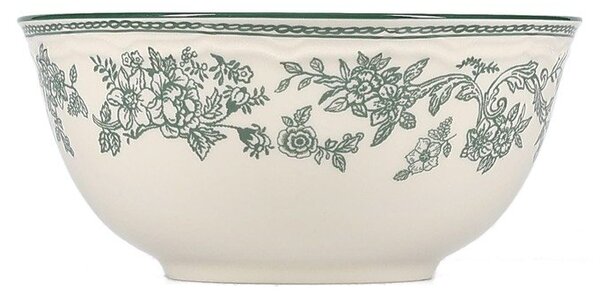 Zielona/w kolorze kości słoniowej porcelanowa miska Cyril – S|P Collection