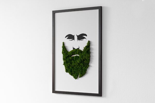Obraz z mchem Hipster z brodą