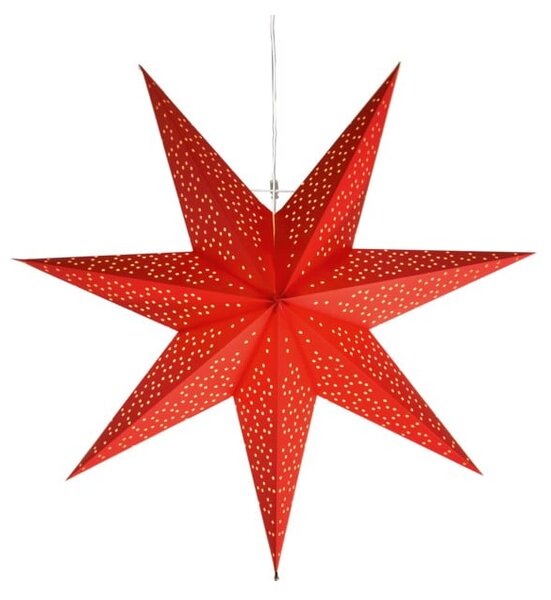 Czerwona dekoracja świetlna Star Trading Dot, ⌀ 54 cm