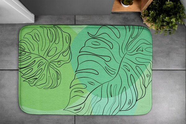 Dywanik łazienkowy Dywanik łazienkowy Monstera Liście