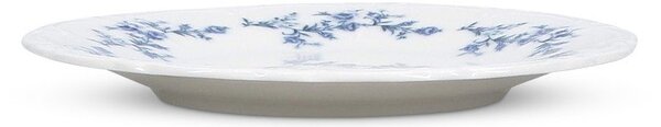 Biały/niebieski porcelanowy talerz deserowy ø 16 cm Retro – BonBistro