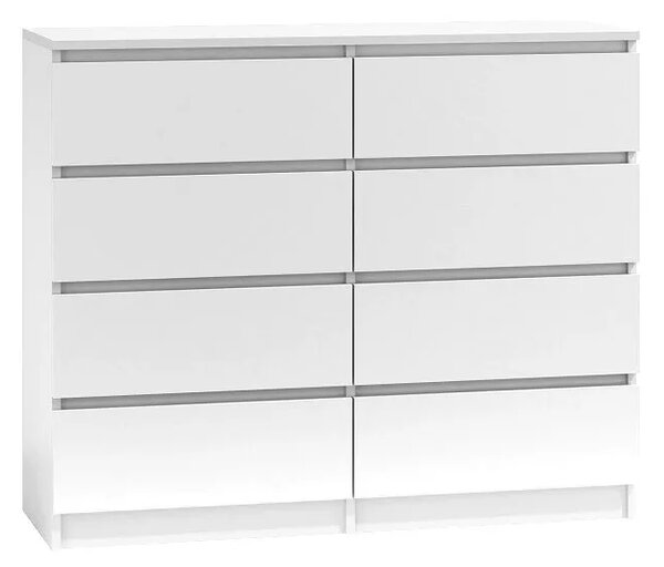 Biała Komoda Z Szufladami H9-P30