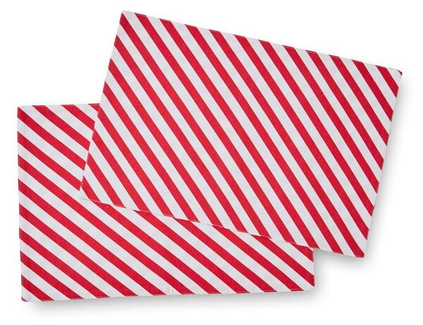 Tekstylne maty stołowe zestaw 4 szt. 30x46 cm Candy Cane – Catherine Lansfield